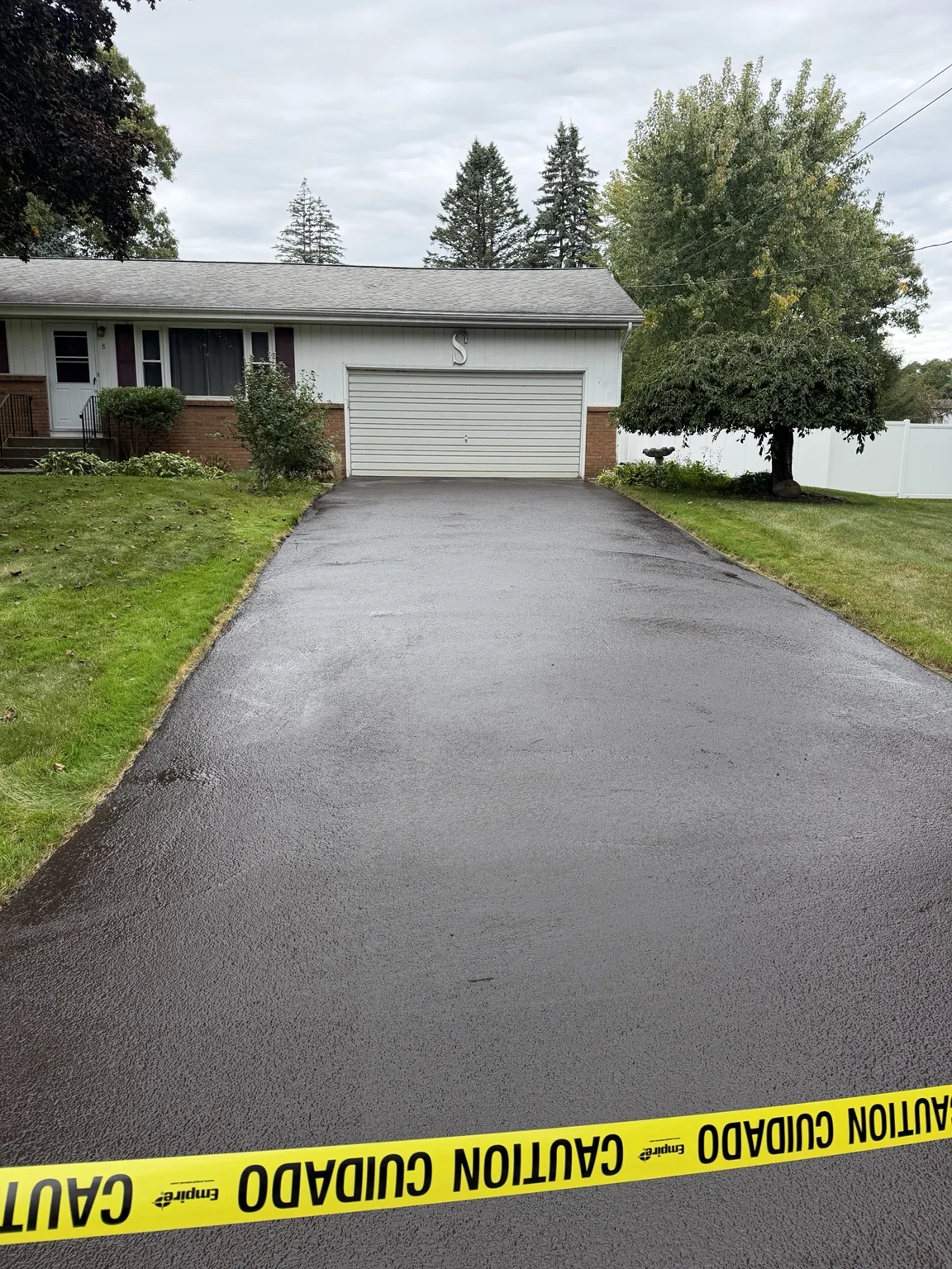 Fresh pavement finish